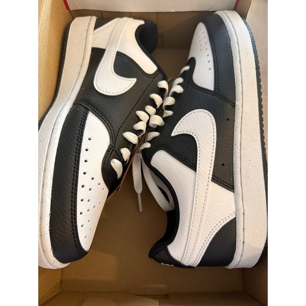 New Nike court vision low women’s 6.5 black & white - Picture 6 of 8